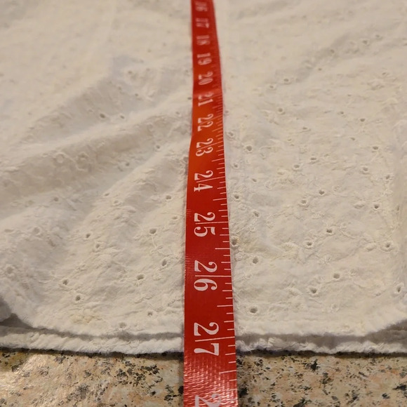 Apt. 9 Embroidered Eyelet Lace White Blouse Women Size 2X - Picture 13 of 14